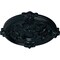 Ekena Millwork Hamilton Ceiling Medallion (Fits Canopies up to 3 3/4"), 17 3/8"OD x 1 3/4"P, Night Shade CM17HANSF - alternate 4